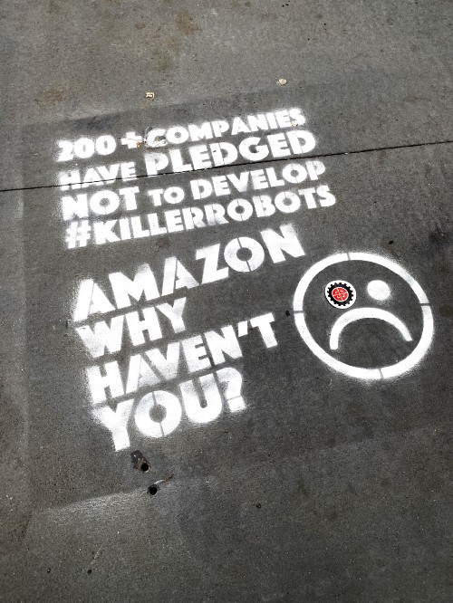 El poder de la pregunta en Sillicon Valley Sidewalk Graffitti 2