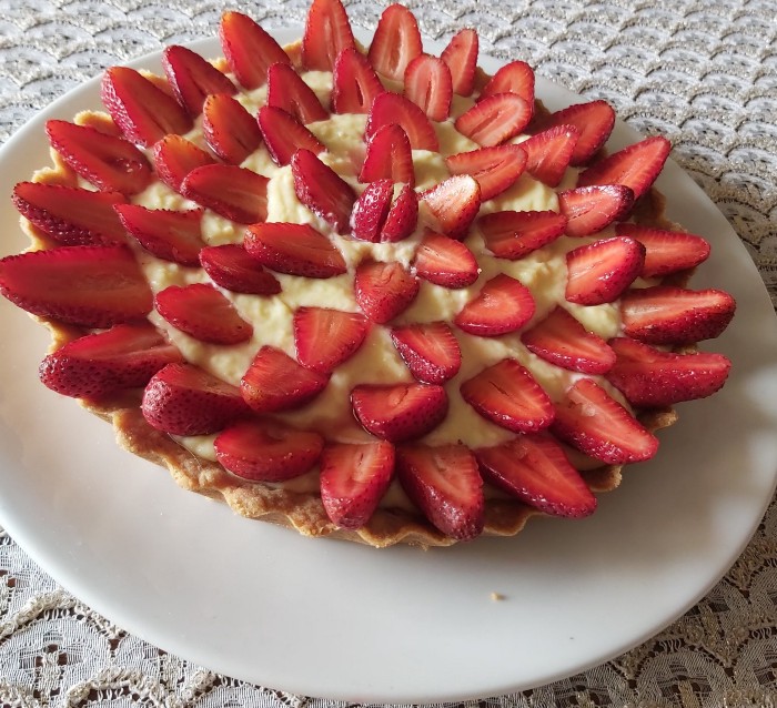 Foto de una Tarte aux Fraises